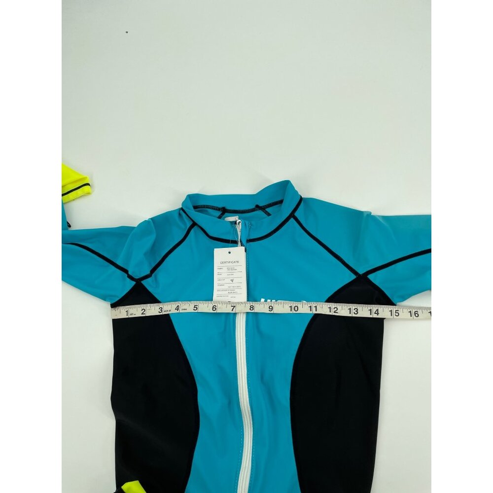 NWT HiSea Scuba Donkey Womens S Full Body Wetsuit UPF 50+ Turquoise/Black Surf - Picture 7 of 9